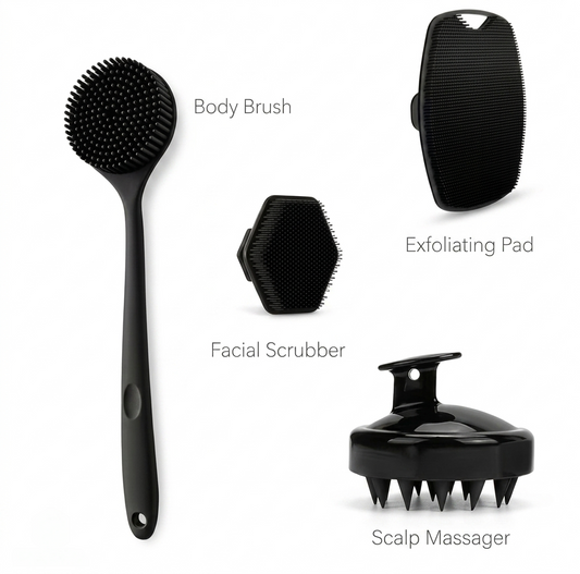 Elevate Your Ritual: The Essential Silicone Care Set